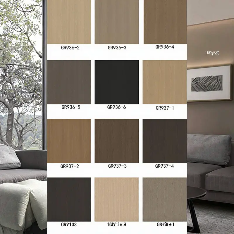 현대적인 디자인 스타일 PVC 장식 영화